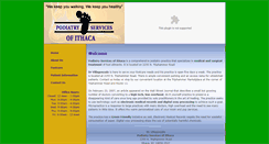 Desktop Screenshot of ithacafootcare.com